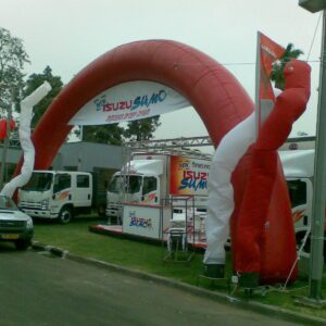 Isuzu Inflatable Entrance Arch