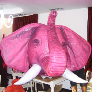 ראש פיל, הפקה: סקיי פרודקשן - Inflatable Elephant Head – Production: Sky Production