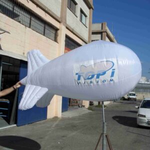 צפלין קטן לתערוכה - Small Inflatable Zeppelin for Exhibition