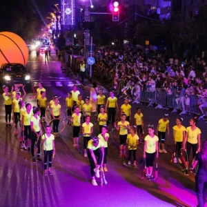 “Parade of Lights” Inflatable Basketball