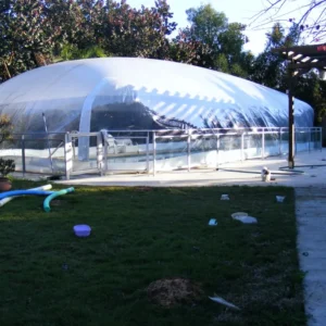 Clear PVC Inflatable Pool Cover